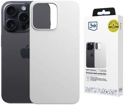 Dėklas 3MK Hardy MagSilicone do Apple iPhone 13 Pro sidabrinė