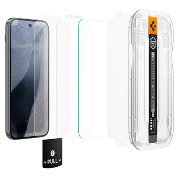 Grūdintas stiklas SPIGEN GLAS.TR EZ FIT PRO AC 2-PACK GOOGLE PIXEL 11 / 11 PRO CLEAR