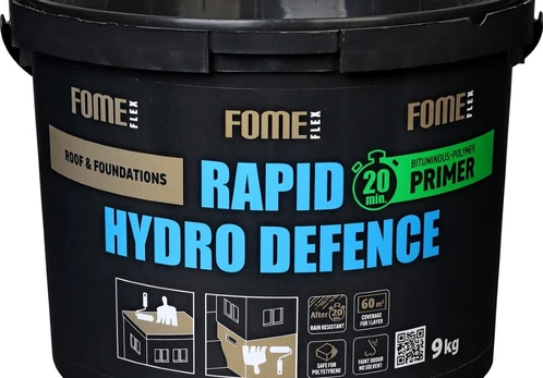 Bituminis-polimerinis gruntas FOME FLEX, Rapid Hydro Defence Primer, 9 kg