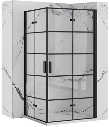 Rea Motier Black Double 80x100 dušo kabina