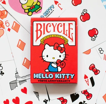 Bicycle Hello Kitty žaidimo kortos