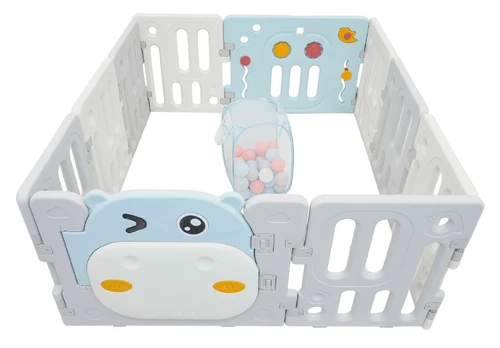 Hippo Modular Playpen Blue