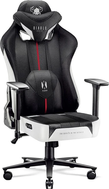 Žaidimų Kėdė Diablo X-Player 2.0 Normal Size Black White