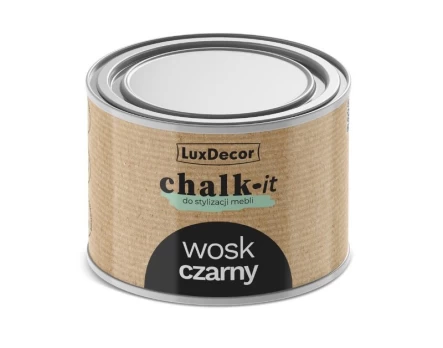 Dekoravimo vaškas LUXDECOR CHALK-IT, 400 ml, juodos spalvos