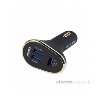 Įkroviklis automobilinis Remax RCC-302 3XUSB