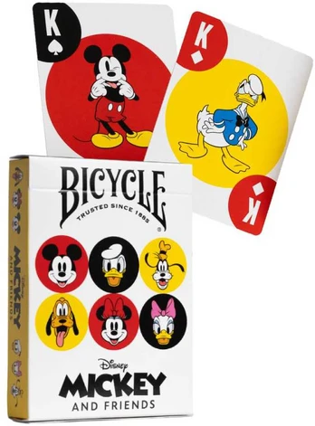 Disney Mickey and Friends žaidimo kortos