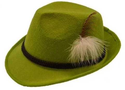 PartyChimp Lys grøn Bayern hat