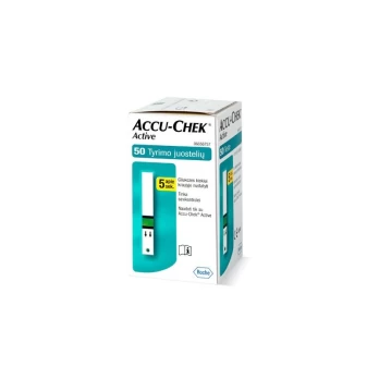 ACCU-CHEK diagnostinės juostelės ACTIV TEST STRIP, 50 vnt.