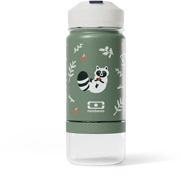 Monbento bidon termiczny Twisty Žalias Raccoon
