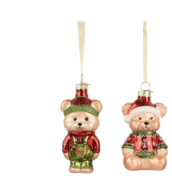 Christmas Tree toy Decoris Bear. 10.5 cm