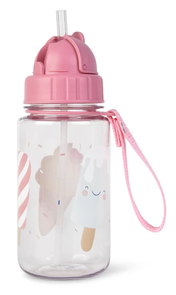 SARO - Bottle with straw - Pink (SAO74006)