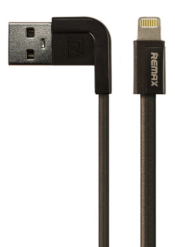 USB kabelis Remax RC-052i Cheynn Apple Lightning juodas
