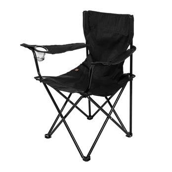 Badger Outdoor Black Sulankstoma turistinė kėdė