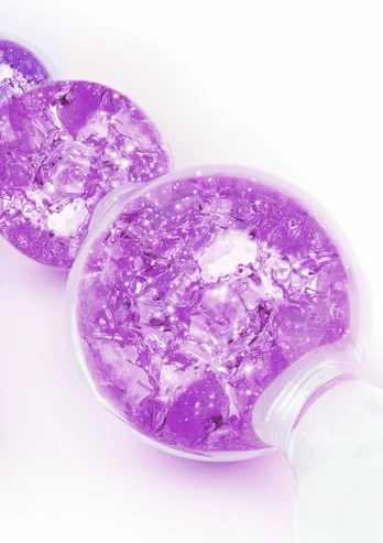 ToyJoy Crystal Trio Medium Plug - Liquid Silicone, Sparkling Design