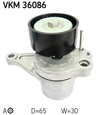 diržo įtempiklis, V formos rumbuotas diržas SKF VKM 36086