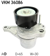 diržo įtempiklis, V formos rumbuotas diržas SKF VKM 36086 kaina