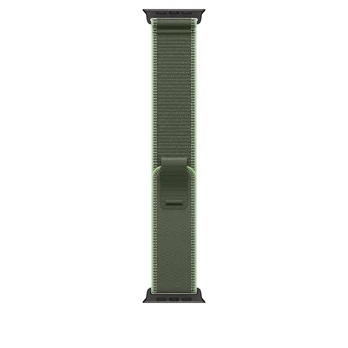 Apyrankė Apple Watch 49mm Green/Neon Trail Loop - M/L - Black Titanium Finish