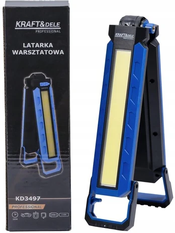 Led dirbtuvių lempa 1100lm, Usb-c, 4000mah, lanksti