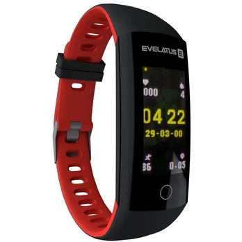 Evelatus Fitness Tracker EFT02 Juoda Raudona