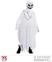 Kostiumas Widmann Evil Ghost, balta, poliesteris, 128 cm, 2 vnt. kaina