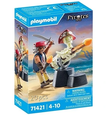 Pirate with a cannon