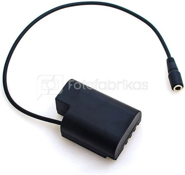 Caruba Panasonic DMW DCC12 full decoding Dummy battery (straight cable)