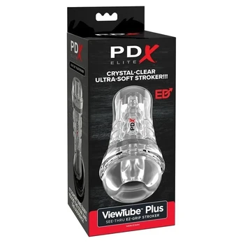 PDX ELITE Viewtube Plus permatomas masturbatorius 21 cm