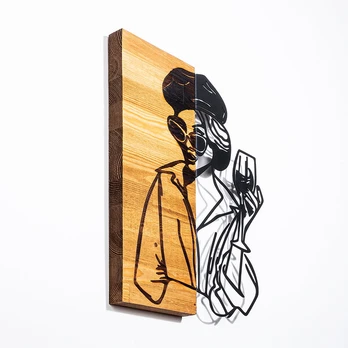 Wallity sienų dekoracija Woman 2, 50 cm