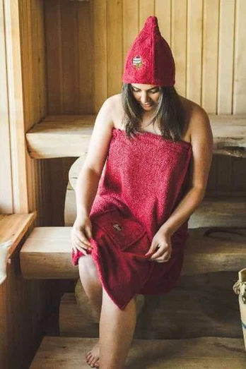 Namu Tekstile Prijuostė moteriška - BORDO