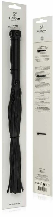 Ouch! Faux Leather Impact Tool Juodas - Ergonomic Grip, Wrist Loop