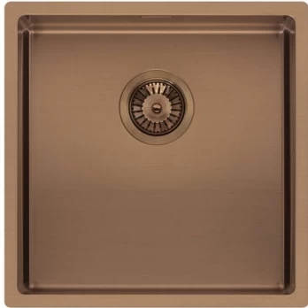Plieninė plautuvė Reginox Miami 40X40 copper