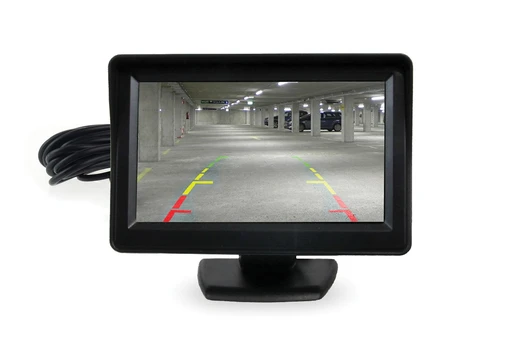 Monitorius ekranas atbulinės eigos kamerai TFT01 4.3" Spalva amio-01020