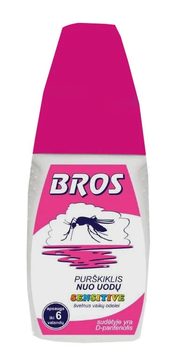 Skystis nuo uodų ir erkių BROS Sensitive, 50 ml
