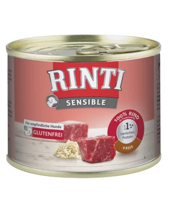 RINTI Sensible Jautiena su ryžiais 185 g