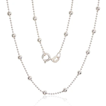 Itališka sidabrinė grandinėlė „Beads“