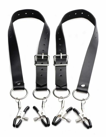 Xr Brands Master Series Labia Spreader Adjustable Thigh Strap Restraint System