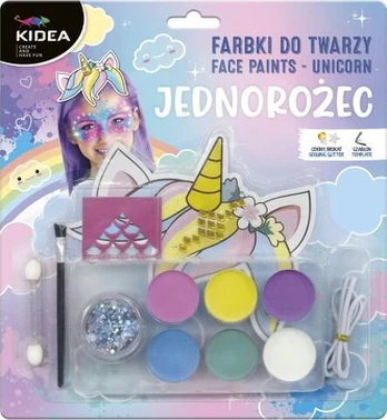 Kidea veido dažų rinkinys Princesė, 6 vnt.
