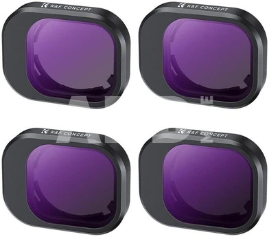K&F Concept K&F DJI Mini 4 Pro 4 ND Filter Kit (ND8, ND16, ND32, & ND64)