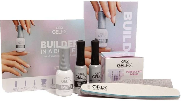 Set Orly Gelfx Builder In A Bottle Kit Semi-Permanent Nail Polish, 8 vnt. g