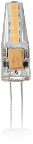 2W LED lemputė G4, 3000K, skaidri, 222257