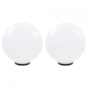LED lempos, rutulio formos, 2vnt., sferinės, 50cm, PMMA