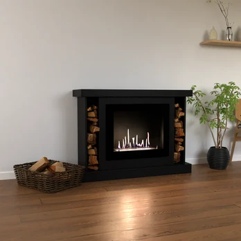 GLOW FIRE HAMAR BLACK pastatomas biožidinys su apdaila