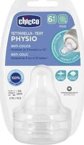 Čiulptukas Chicco Physio, 6+ mėn., 2 vnt.