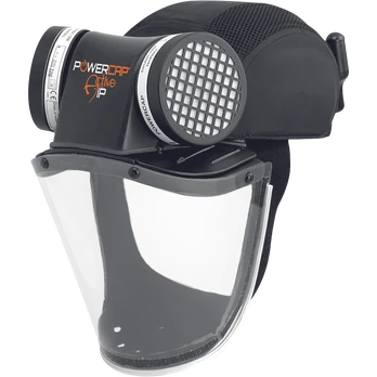 Respiratorius JSP Powercap Active IP, skaidri/juoda