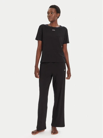 BOSS Pižama 50545568 Juoda Regular Fit