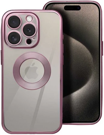 Dėklas Oem Case GLAM for IPHONE 17 Pro Max rose pink