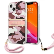 Dėklas Guess GUHCP13MKCABPI iPhone 13 6.1 Rožinis kaina