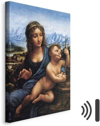 Artgeist Paveikslas - Leonardo da Vinci – Madonna With a Distaff