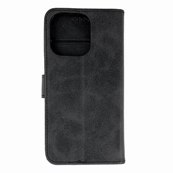 Hurtel odinis knygos dėklas iPhone 16 Pro - juodas