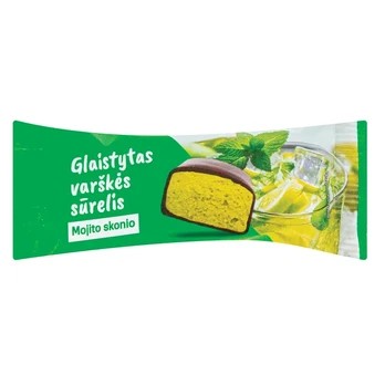 Glaistytas varškės sūrelis Mojito skonio, 40 g